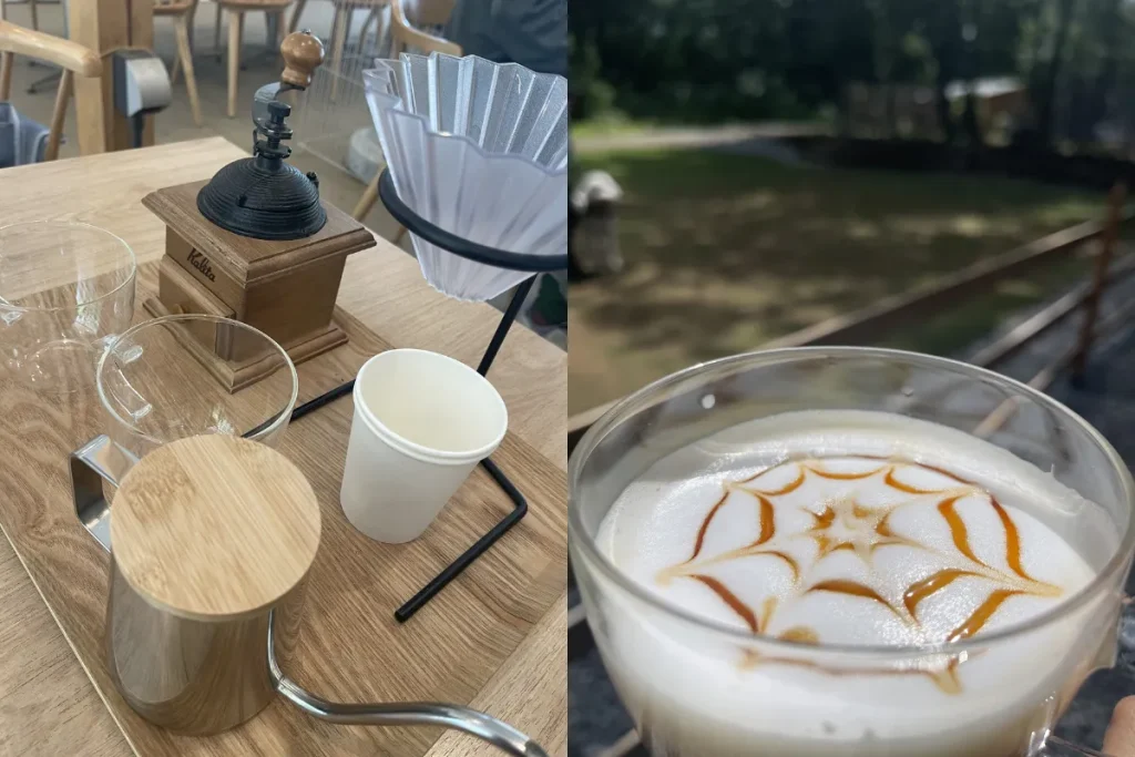BUB RESORT つくば|バリスタ体験の道具とラテアート